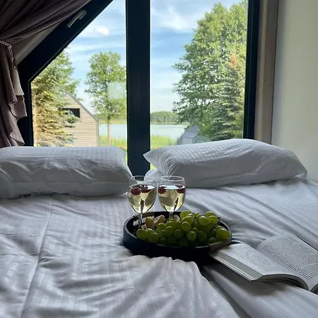 Okno Na Wode- Caloroczne Z Linia Brzegowa Jeziora I Sauna 度假居 Rybno (Dzialdowo)