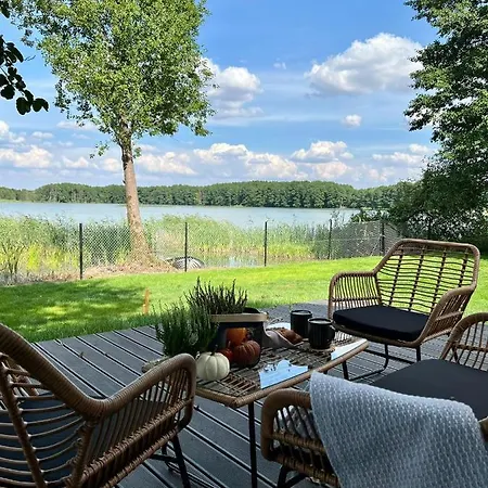 Okno Na Wode- Caloroczne Z Linia Brzegowa Jeziora I Sauna 度假居 Rybno (Dzialdowo)