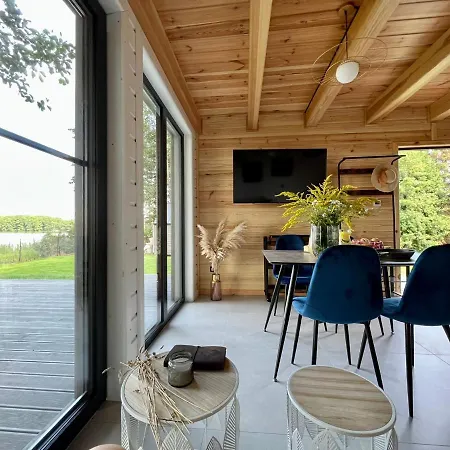 Okno Na Wode- Caloroczne Z Linia Brzegowa Jeziora I Sauna 度假居 Rybno (Dzialdowo)